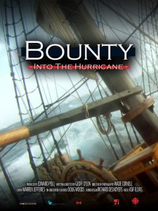 Bounty: Into The Hurricane CBC documentary movie poster designed by design.1site.co"